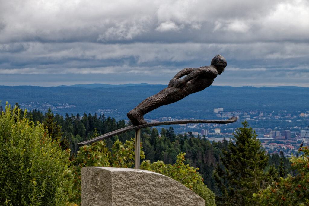 Plastik auf Frognerseteren